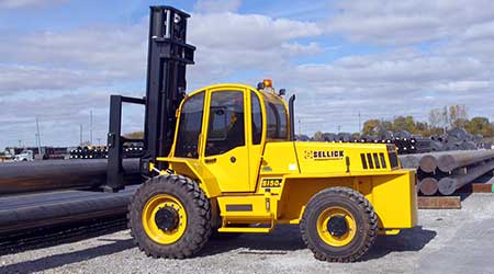 Sellick Equipment: Rough terrain forklift