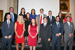 At the program's conclusion, 14 of the 20 Rising Stars gathered for a group photo. Front row, left-to-right: Kevin Day, Rachael Peterson, Christine Howard, Adam Nordstrom, Jesse Heimowitz and Joshua Bendyk. Back row, left-to-right: Jesse Chalich, Petra Todorovich Messick, Jessica Hawkins Allen, Chuck Baker, Daniel Stout, Kristine Storm and Elisa Davies. 