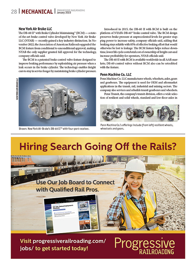 Rail Magazine Articles From Progressive Railroading | Issue: January 2023