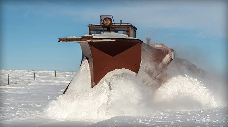 BNSF snowplow