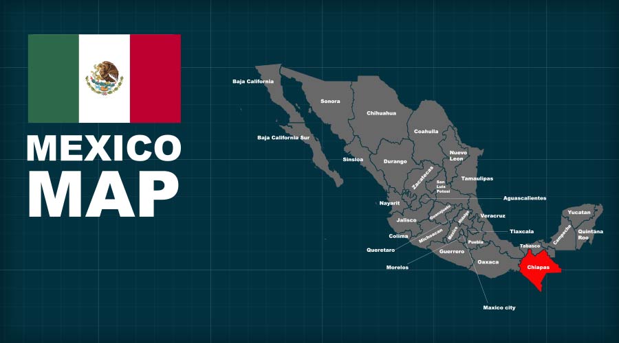 Map of Mexico