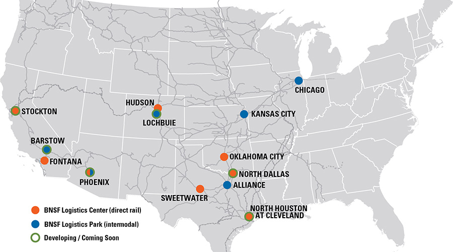 BNSF Map