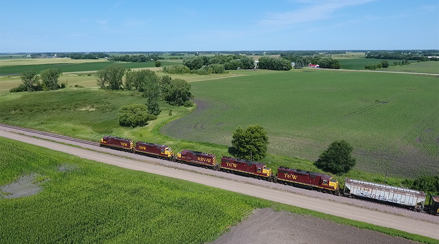 Train West of Seneca